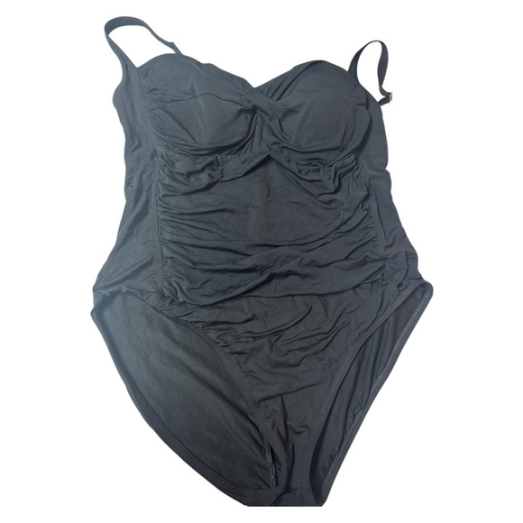 La Blanca Black One-Piece Swimsuit - Picture 3 of 6